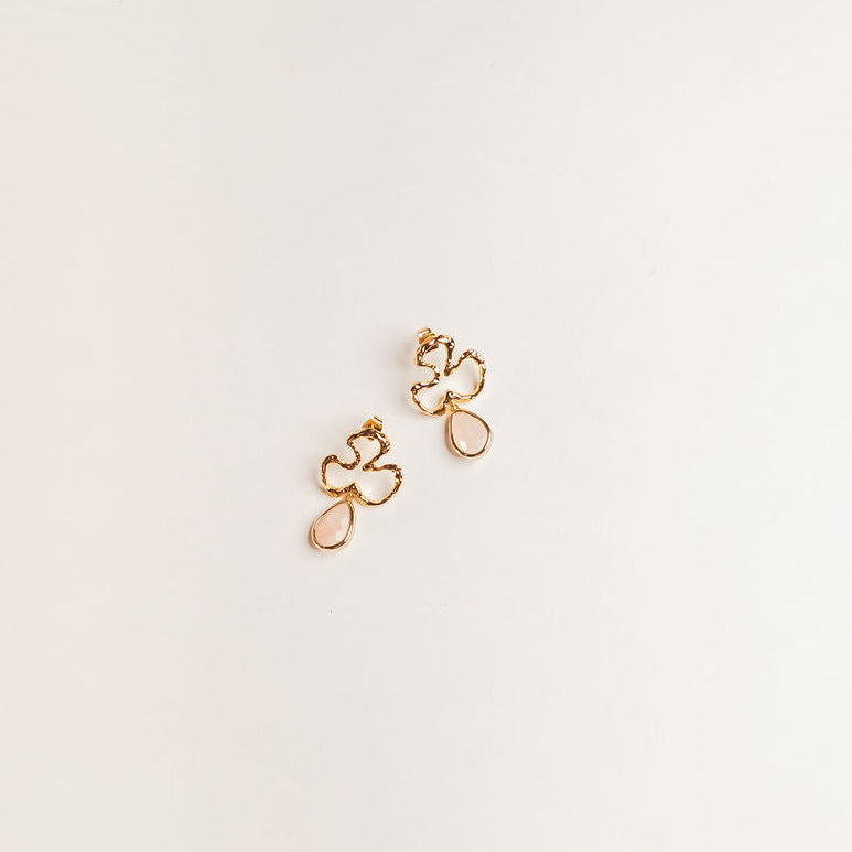 Clover Earrings - 18kt Gold Plated